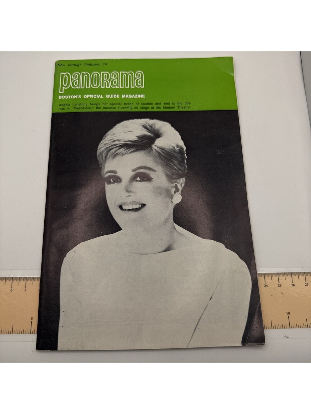 Panarama Bostons Official Guide Magazine - Angela Lansbury 1971